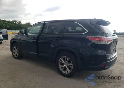 2015 Toyota Highlander Le from USA, damaged, VIN 5TDBKRFH6FS093889